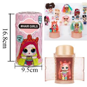 Cross-border hot-selling capsule girl doll doll children's toys (Option: 17cm hairdressing doll)