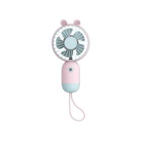 Handheld portable mini fan (Color: Pink)