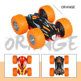 RC car rolls on both sides (Color: Orange)